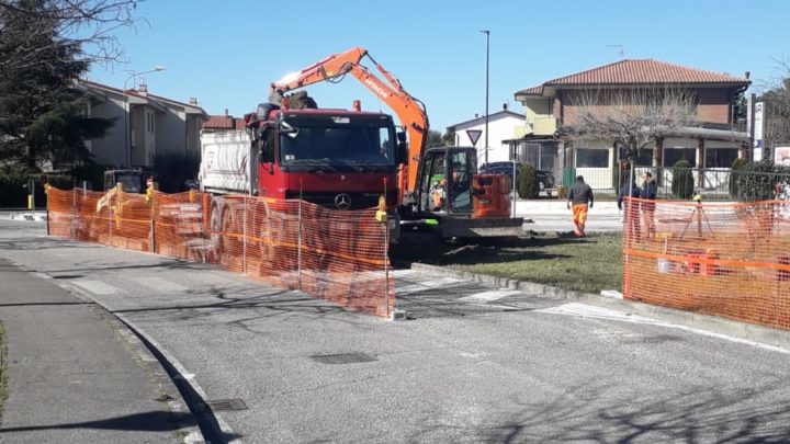 ROTATORIA DI VIA ERMINI, INIZIATI I LAVORI