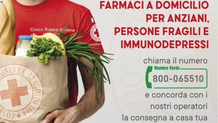 AFAS E CROCE ROSSA, ACCORDO PER LA CONSEGNA A DOMICILIO DI FARMACI  E PRESIDI SANITARI: ATTIVATO UN NUMERO LOCALE DEDICATO.