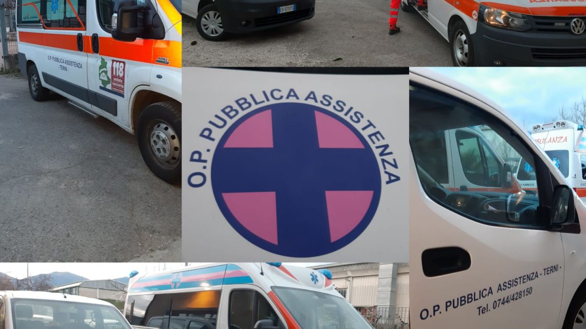 L’OPERA PIA PUBBLICA ASSISTENZA DI TERNI IN PRIMA LINEA NELLA BATTAGLIA CONTRO IL CORONAVIRUS