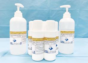 CORONAVIRUS: USL UMBRIA 2 PRODUCE GEL DISINFETTANTE PER LE MANI DA DISTRIBUIRE A PERSONALE SANITARIO, ASSESSORE COLETTO ESPRIME APPREZZAMENTO