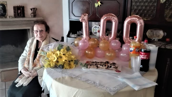 MONTEFRANCO, MARIA TAZZA COMPIE 100 ANNI, AUGURI VIRTUALI PER EMERGENZA CORONAVIRUS, TACCALOZZI: “SIMBOLO DI SPERANZA IN MOMENTO COSÌ DIFFICILE” /