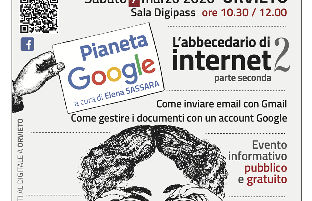 A SCUOLA DI INTERNET AL DIGIPASS ORVIETO: INCONTRO SU GOOGLE