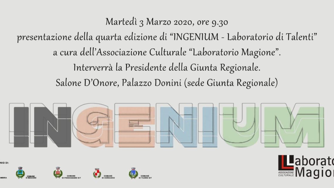 TORNA ‘INGENIUM: CONCORSO DI TALENTI’ CONTRO IL BULLISMO E CYBER-BULLISMO