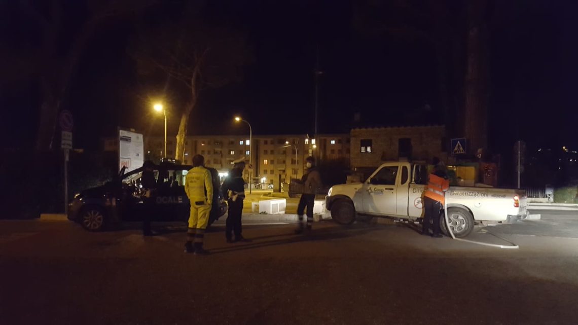PROSEGUE LA SANIFICAZIONE  A SANTA MARIA DEGLI ANGELI  E POI TOCCA AL CENTRO STORICO  E ALLE ALTRE FRAZIONI
