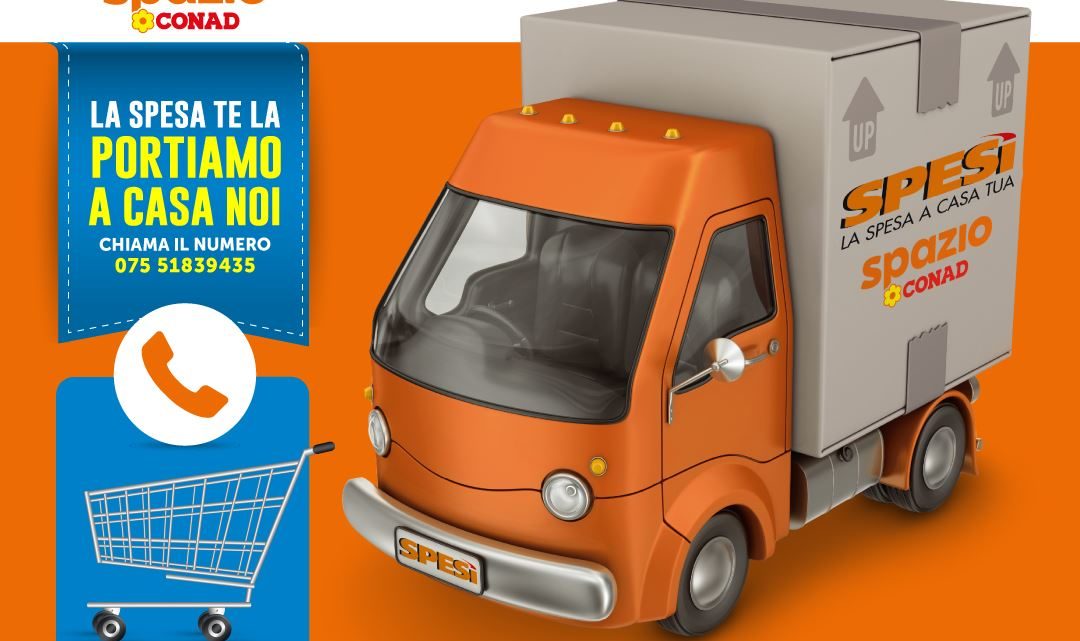 RESTA A CASA, ALLA SPESA CI PENSA L’IPERMERCATO CONAD DEL QUASAR VILLAGE
