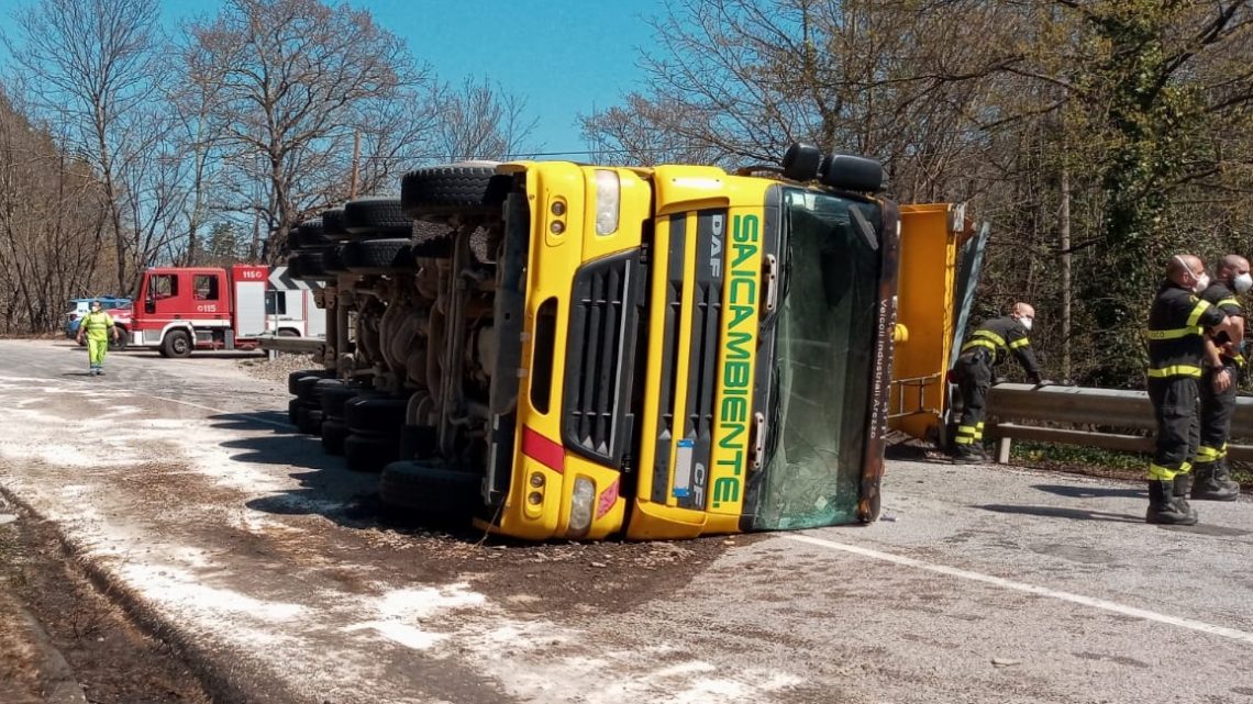 UMBRIA, ANAS: INCIDENTE SULLA SS219 “DI GUBBIO E PIAN D’ASSINO” A CAMPOREGGIANO (GUBBIO)