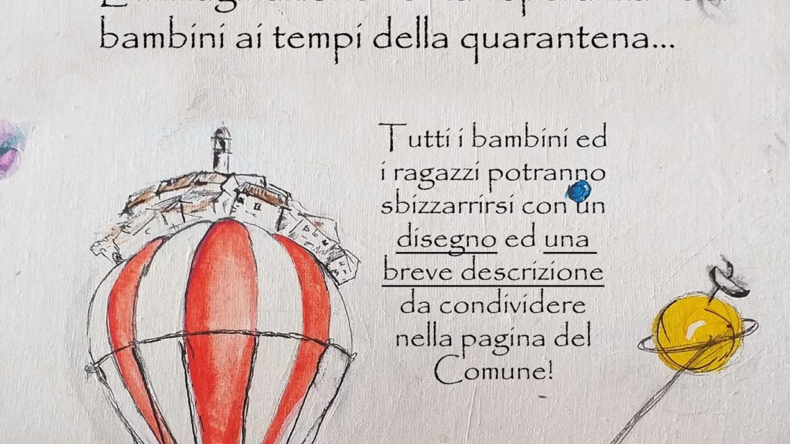 COVID-19, MONTECCHIO, BAMBINI DISEGNANO CORONAVIRUS; DOLCI PASQUALI REGALATI A CITTADINI