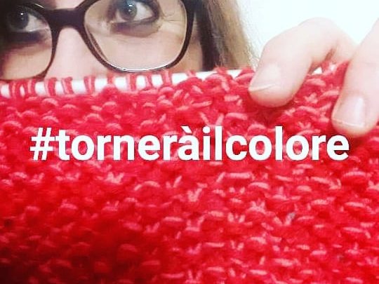 #TORNERÀILCOLORE  DA AMELIA L’APPELLO ALLE SFERRUZZATRICI PER CREARE LA TELA DELLA CONDIVISIONE  UNA GRANDE TELA CHE UNISCE.