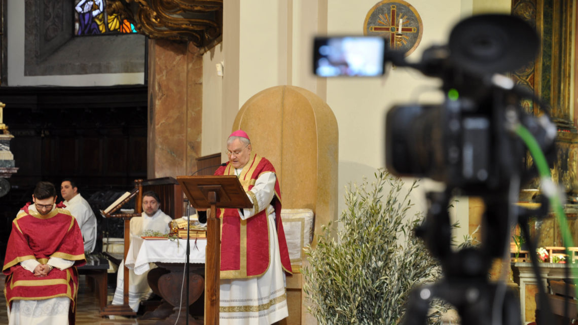 CATTEDRALE TERNI – CELEBRAZIONE DELLA DOMENICA DELLE PALME.