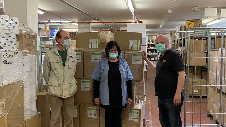 2.000 CAMICI ALL’OSPEDALE BELLARIA DI BOLOGNA  DESTINATI I PRIMI FONDI RACCOLTI DAL MONASTERO SANTA RITA DI CASCIA  CON IL KIT DEL PELLEGRINO