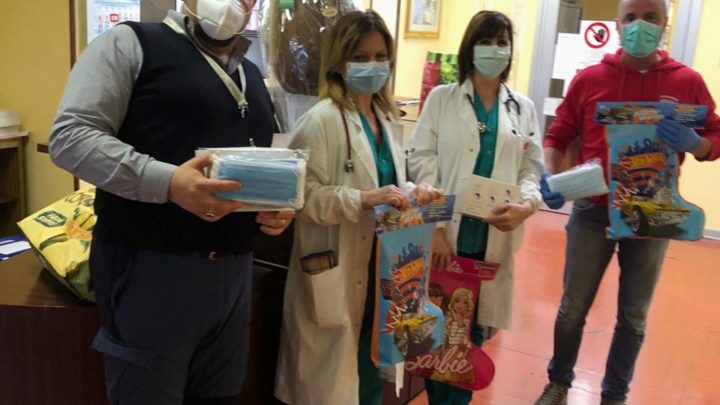 13MILA EURO PER MASCHERINE, VISIERE E TUTE IMPERMEABILI  LA RACCOLTA FONDI DE I PAGLIACCI E INTERAMNA NAHARS