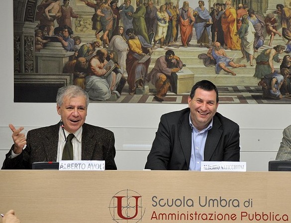 A VILLA UMBRA IL PROCURATORE GENERALE DELLA CORTE DEI CONTI, AVOLI, E I CONSIGLIERI DI STATO FORLENZA E CAPONIGRO PER LE ATTIVITÀ FORMATIVE DI MAGGIO