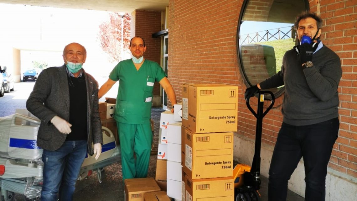 TRE LOGGE MASSONICHE DONANO DISPOSITIVI SANITARI  ALL’OSPEDALE DI FOLIGNO