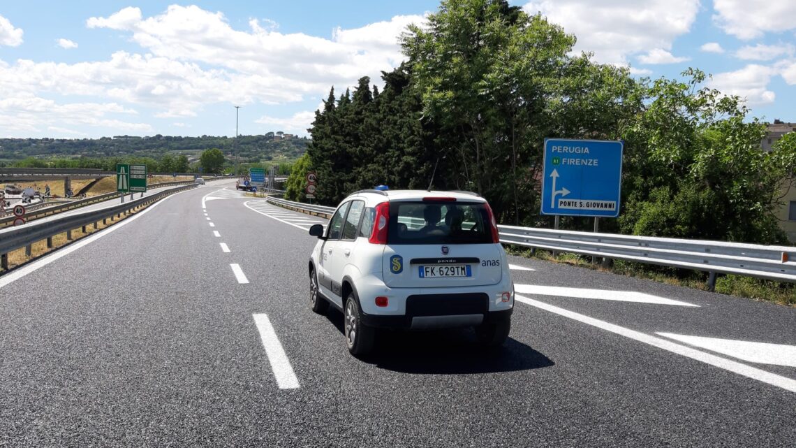 UMBRIA, ANAS: AVANZANO I LAVORI DI RISANAMENTO PROFONDO DELLA PAVIMENTAZIONE SULLA E45