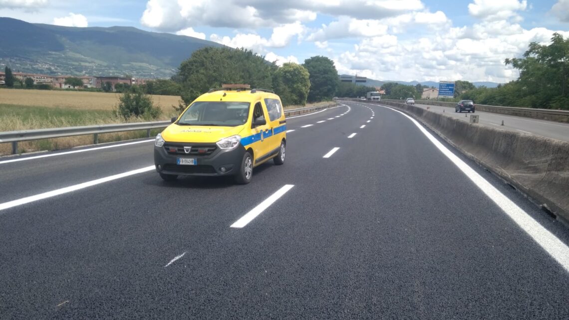 UMBRIA, ANAS: AVANZANO I LAVORI DI RISANAMENTO DELLA PAVIMENTAZIONE SULLA SS75 “CENTRALE UMBRA”