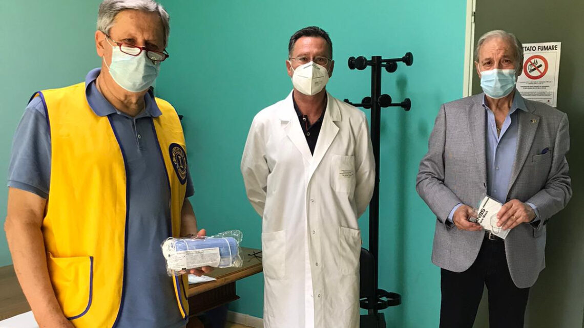 LIONS CLUB DI NARNI – AMELIA: DONAZIONE DISPOSITIVI MEDICI PER LA PROTEZIONE INDIVIDUALE PER IL PO DI NARNI 