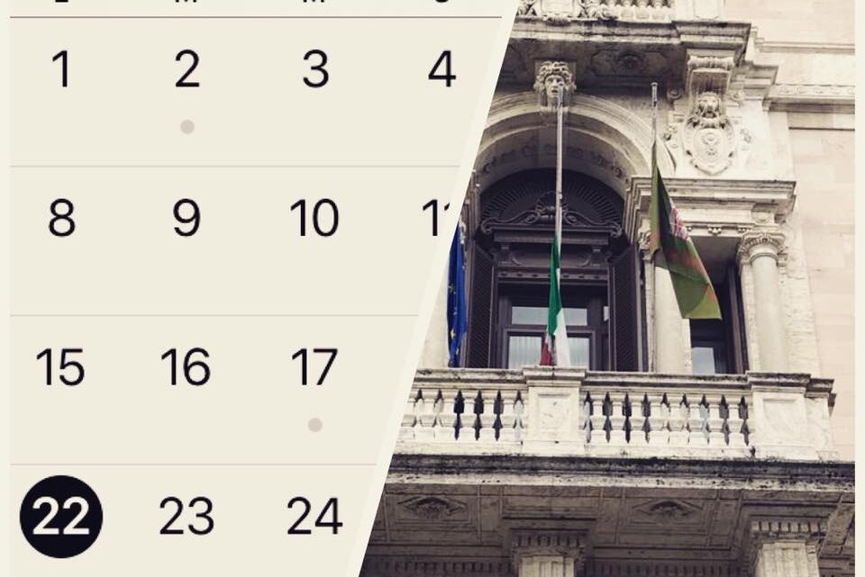 CALENDARIO ISTITUZIONALE: LUNEDÌ 22, ORE 10, RIUNIONE DELLA PRIMA COMMISSIONE – ODG: RIFORMA ARPA, MODIFICHE A STRUTTURA E DIRIGENZA GIUNTA REGIONALE