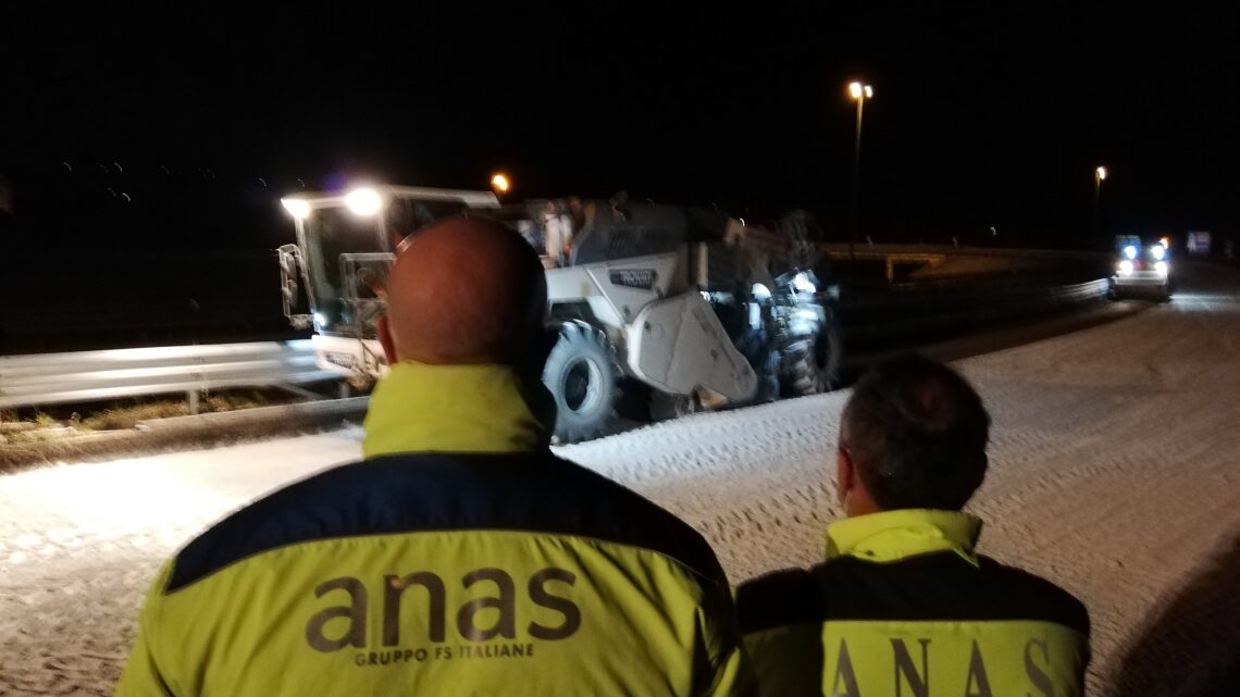 UMBRIA, ANAS: LAVORI DI PAVIMENTAZIONE SULLA SS3 “FLAMINIA” A SPOLETO  