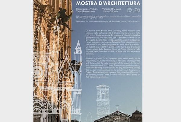 MOSTRA DEI PROGETTI DEGLI STUDENTI DI ARCHITETTURA DELLA KANSAS STATE UNIVERSITY