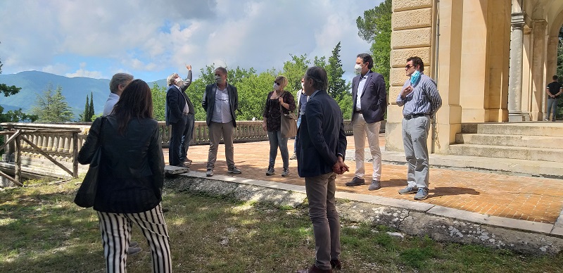 VILLALAGO, SOPRALLUOGO STAMATTINA CONSIGLIO PROVINCIALE A VILLA E PARCO