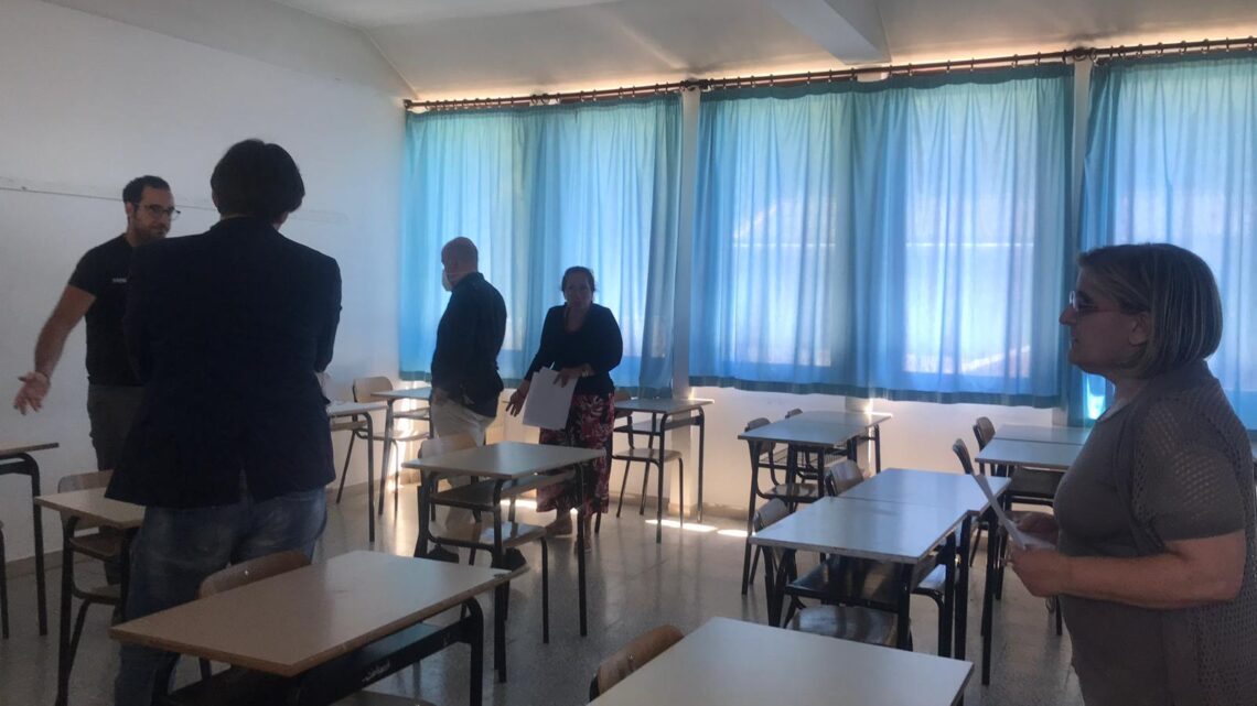 AL LAVORO PER RIENTRARE A SCUOLA  A SETTEMBRE IN TOTALE SICUREZZA  SOPRALLUOGHI NEI PLESSI SCOLASTICI  DEI 3 ISTITUTI COMPRENSIVI