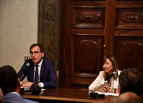 RELAZIONI ISTITUZIONALI; PRESIDENTE TESEI RICEVE A PALAZZO DONINI MINISTRO AFFARI REGIONALI BOCCIA