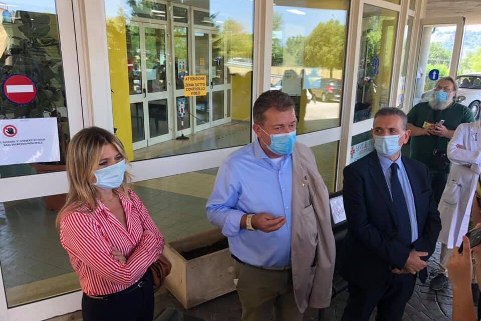 ASSESSORE COLETTO IN VISITA ALLE STRUTTURE SANITARIE DI ORVIETO