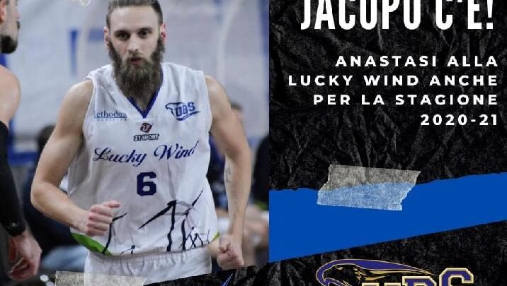 UFFICIALE, LA LUCKY WIND FOLIGNO ANNUNCIA LA CONFERMA DI JACOPO ANASTASI