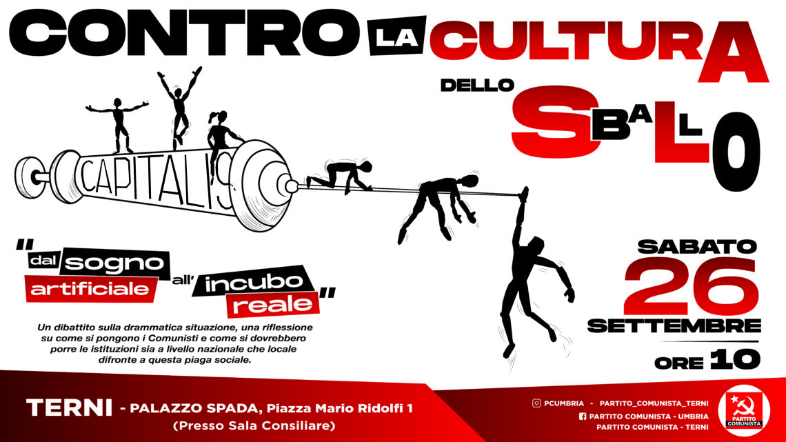 CONTRO LA CULTURA DELLO SBALLO_26 SETTEMBRE_PRESSO COMUNE DI TERNI