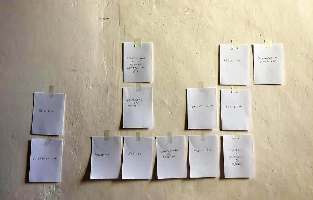 “UMBRIA, UNA TERRA CHE TI MUOVE” 2020 L’ARTISTA GIANNI MORETTI IN RESIDENZA A SPOLETO CON UN PROGETTO DI RICERCA  SU MEMORIA E MONUMENTO: COINVOLTI PIÙ DI 20 GIOVANI SPOLETINI.