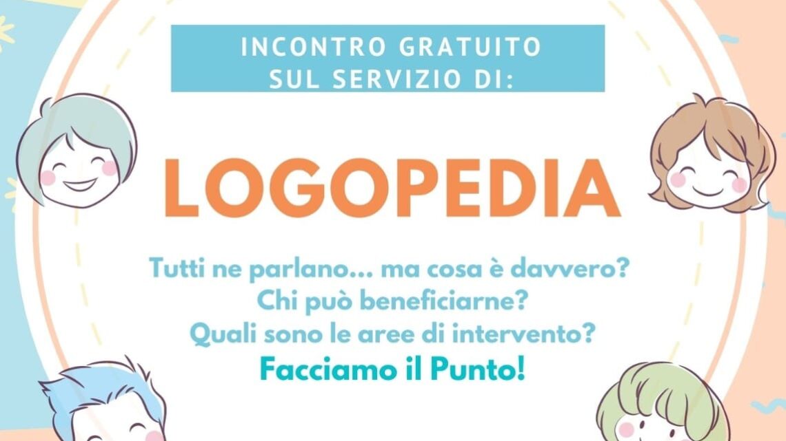 L’ASSOCIAZIONE SO.STARE PRESENTA IL SERVIZIO DI LOGOPEDIA  INCONTRO GRATUITO IN PRESENZA E A DISTANZA