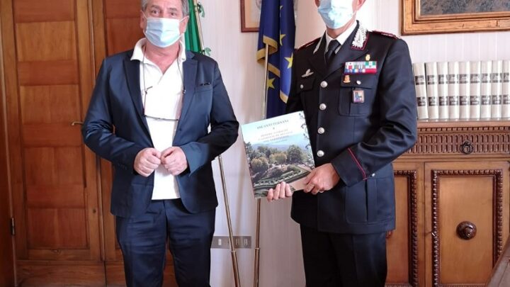 PROVINCIA, PRESIDENTE LATTANZI RICEVE NUOVO COMANDANTE CARABINIERI COL. MILANO