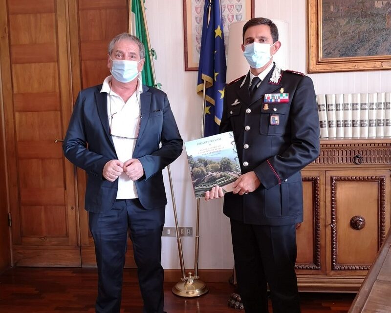 PROVINCIA, PRESIDENTE LATTANZI RICEVE NUOVO COMANDANTE CARABINIERI COL. MILANO