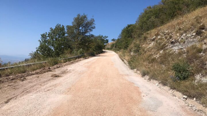 STRADA PANORAMICA DEGLI STAZZI:  PARTITI I LAVORI DI RIQUALIFICAZIONE
