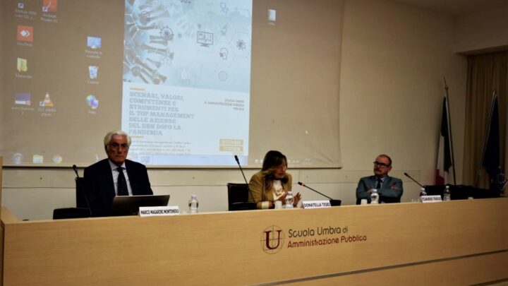 IL SERVIZIO SANITARIO DOPO LA PANDEMIA, A VILLA UMBRA PRESIDENTE TESEI APRE CORSO DI FORMAZIONE MANAGERIALE PER DIRETTORI SANITARI E AMMINISTRATIVI