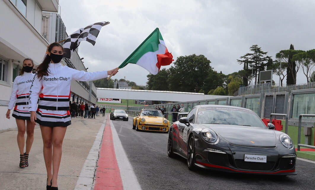 IL PORSCHE CLUB GT AI FERRI CORTI A VALLELUNGA, BENE REGNI
