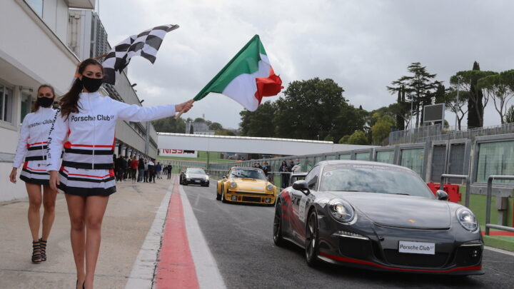 IL PORSCHE CLUB GT AI FERRI CORTI A VALLELUNGA, BENE REGNI