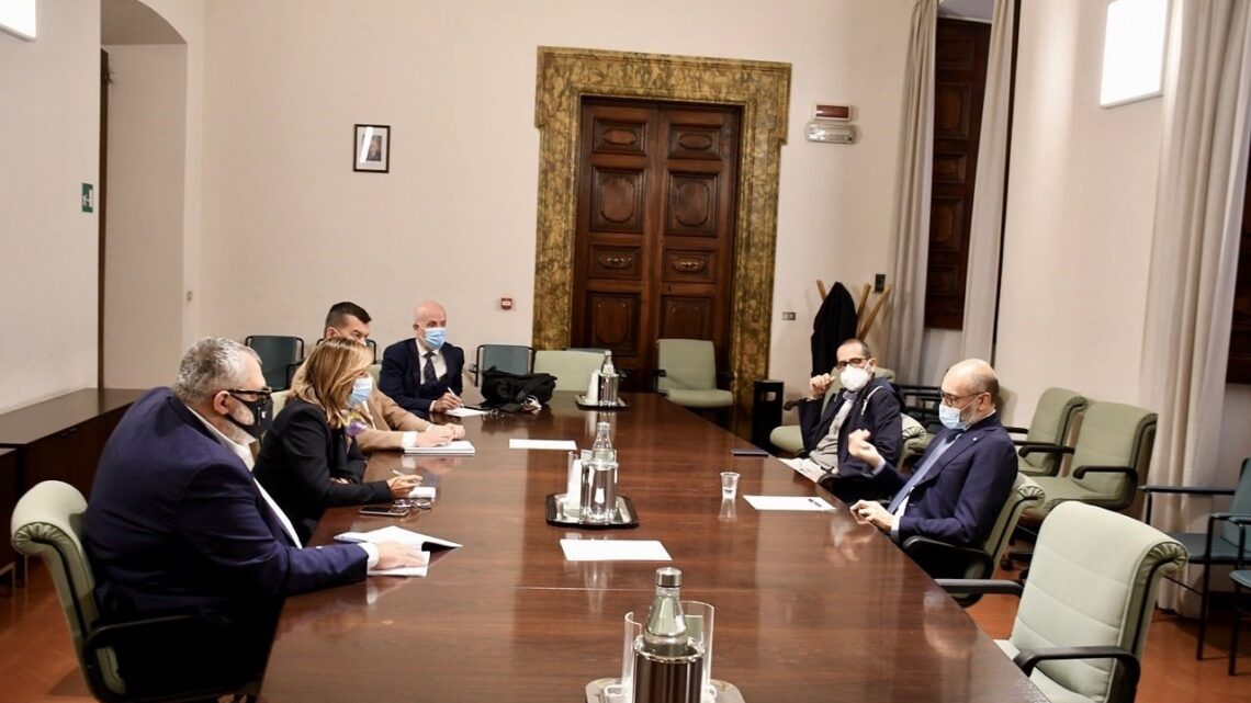 AST; A PALAZZO DONINI PRESIDENTE TESEI, ASSESSORE FIORONI E SINDACO DI TERNI LATINI INCONTRANO AZIENDA E SINDACATI