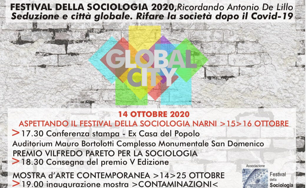 NARNI, DA DOMANI VIA A DUE GIORNI FESTIVAL SOCIOLOGIA