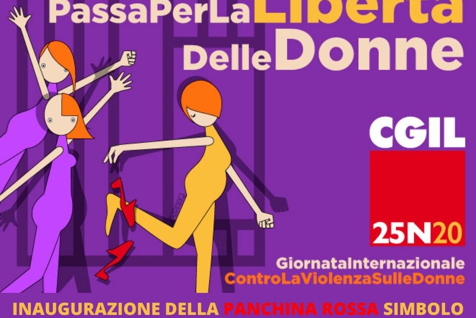 CGIL CONTRO LA VIOLENZA SULLE DONNE: DOMANI INIZIATIVE A TERNI E PERUGIA