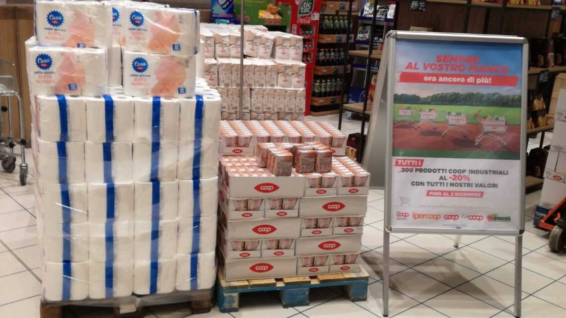COOP CENTRO ITALIA E SUPERCONTI ANCORA DI PIU’ AL FIANCO DELLE FAMIGLIE:  SCONTATI TUTTI I PRODOTTI COOP INDUSTRIALI IN ASSORTIMENTO