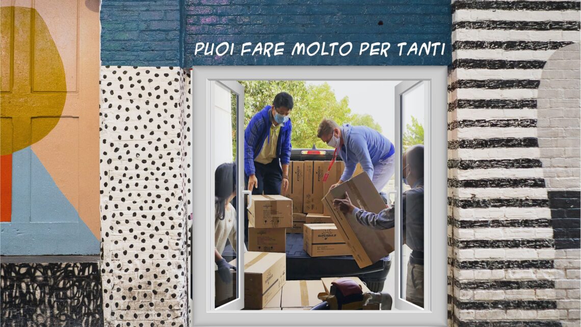 “DIVENTA VOLONTARIO. PUOI FARE MOLTO PER TANTI”  LA MACCHINA DELLA SOLIDARIETÀ NON SI È MAI FERMATA.