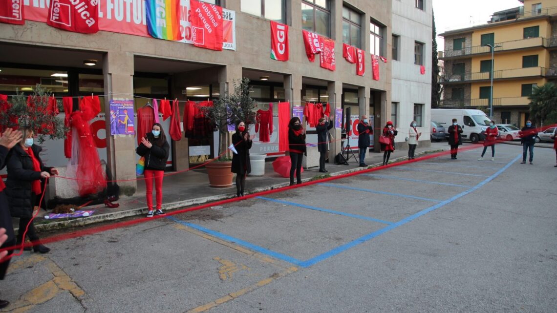 25 NOVEMBRE: A PERUGIA E TERNI FLASH-MOB CGIL CONTRO LA VIOLENZA
