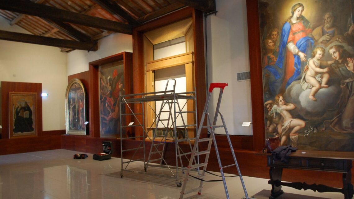 AMELIA, FONDAZIONE CARIT FINANZIA RESTAURO DIPINTO PITTORE UMBRO MADONNA CON BAMBINO E SANTI SAN GIOVANNI BATTISTA E FRANCESCO