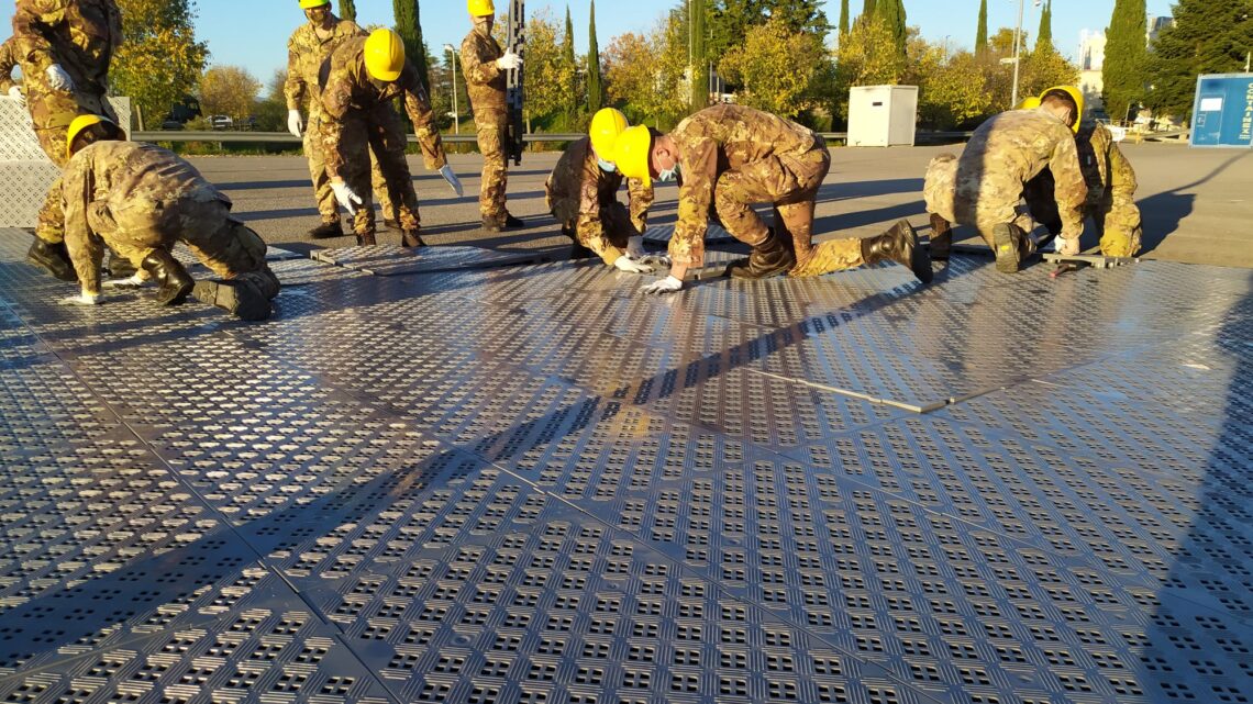 EMERGENZA COVID-19; IN ALLESTIMENTO AL SANTA MARIA DELLA MISERICORDIA, A PERUGIA, OSPEDALE DA CAMPO; MELASECCHE: “GRAZIE ALL’ESERCITO PER PREZIOSO CONTRIBUTO”