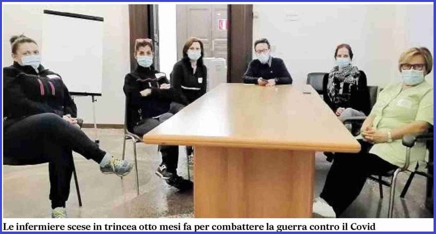NARNI E AMELIA, STAFF INFERMIERISTICO DELL’AZIENDA USL UMBRIA 2 IN PRIMA LINEA NELLA GESTIONE DELLE ATTIVITÀ DI CONTRASTO AL COVID-19