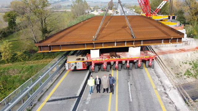 E45: A SANGEMINI VARATO IMPALCATO DELLA CARREGGIATA SU VIADOTTO “ACQUA E OLIO” IN DIREZIONE PERUGIA-CESENA. A PRIMAVERA LAVORI NELLA DIREZIONE OPPOSTA