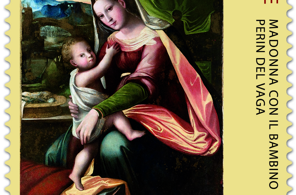 UN DIPINTO DELLA COLLEZIONE D’ARTE DELLA FONDAZIONE CASSA DI RISPARMIO  DI PERUGIA SUL FRANCOBOLLO RELIGIOSO DEL NATALE 2020