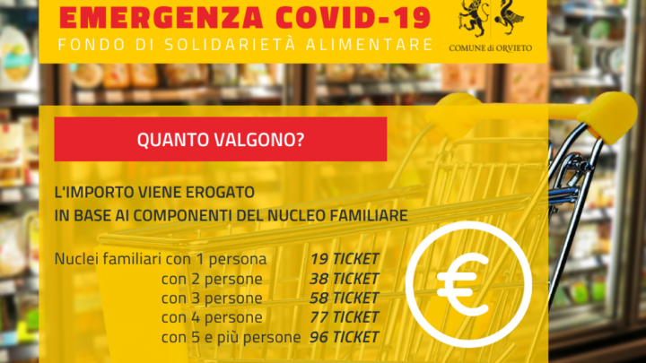 SAN VENANZO, PUBBLICATO BANDO PER ACCESSO FAMIGLIE A FONDI COVID-19