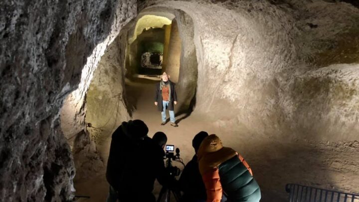 AD ORVIETO LE RIPRESE DELLA TRASMISSIONE “I VIAGGI DEL CUORE” DI RETE 4